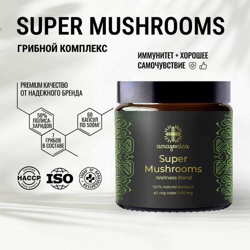 ���� Super Mushrooms Amazonica 60 ������ 500��. ����� ������� ���������� ��� ���������� ����������, ������� ������� � ���������� ��������� ���. �������. ���������., ������ �� 1753 ���