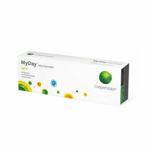    CooperVision MyDay daily disposable toric, 30 ., R 8,6, D -9,CYL:-1,75,A:80, , 1 .   -     , -, 