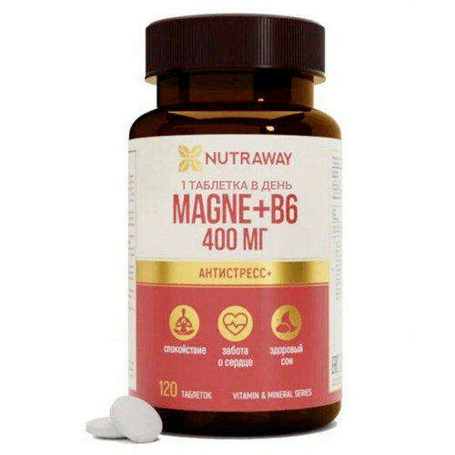  Nutraway Magne + B6 ., 120 .   -     , -, 