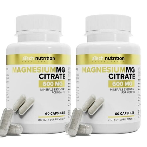   2    / MAGNESIUM CITRATE aTech nutrition 60 + 60    -     , -, 