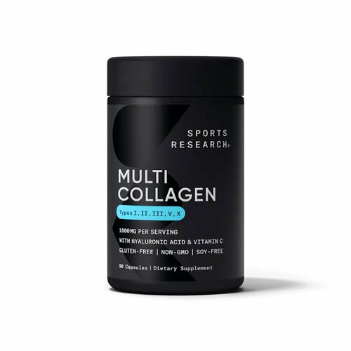    , Multi Collagen Capsules, Sports Research, 90    -     , -, 