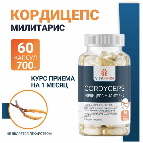 ���� ��������� ��������� (Cordyceps militaris) ������� 60 ��/ 700 ��, ������ �� 474 ���