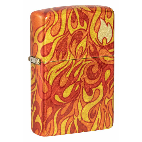 ���� ��������� ZIPPO Fire � ��������� 540 Tumbled Brass, ������/�����, ������������, 38x13x57 ��, ������ �� 8782 ���
