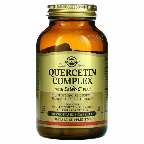  Quercetin Complex with Ester-C Plus (  Ester-C) 100   (Solgar)   -     , -, 