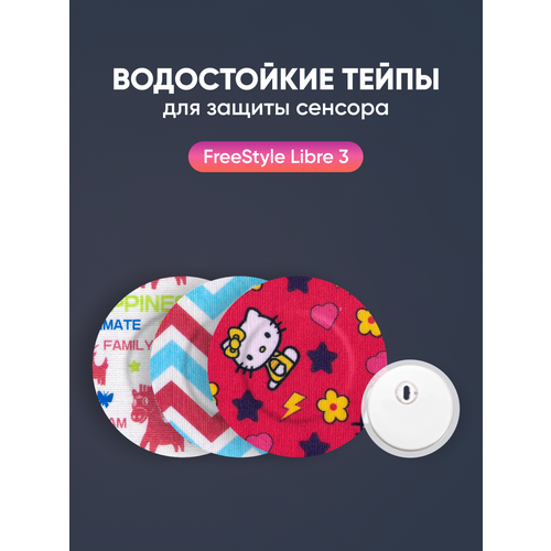���� ����������� ����������� ����� (��������) ��� ������ ������� Freestyle Libre 3 ��������� (�������� ����� 3). ���� 4,7 ��, ���� �������, 10 ���������, ������ �� 770 ���