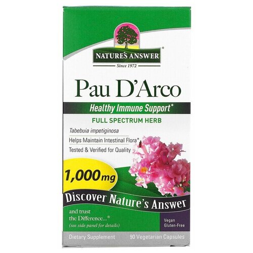  Nature's Answer Pau D'Arco 1000mg 90  ,   2273 