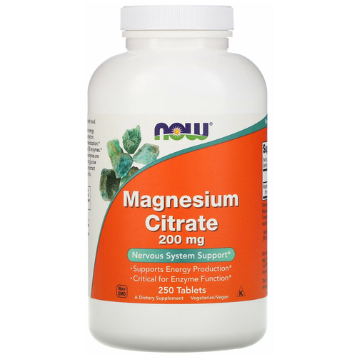 ���� �������� NOW Magnesium Citrate, 250 �, 200 ��, 250 ��., ������ �� 3899 ���