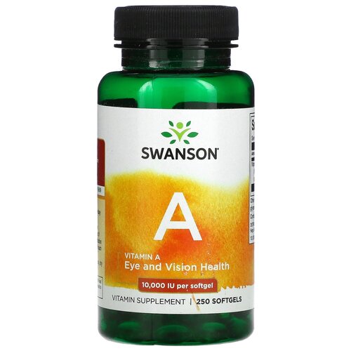   SWANSON Vitamin A, 100 , 10000 , 250 .   -     , -, 