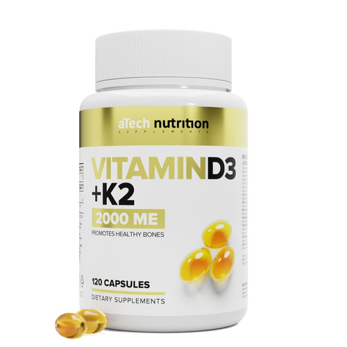   3 + 2 / VITAMIN D3+2 2000  250  aTech nutrition 120 ,   482 