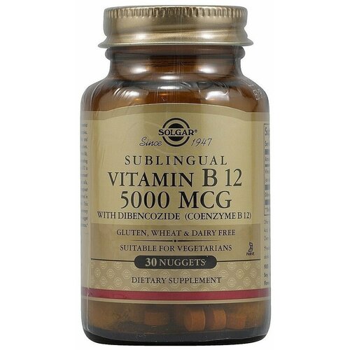  Solgar Vitamin B12 Megasorb 5000 mcg (30 )   -     , -, 