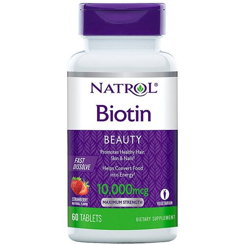  Natrol Biotin Fast Dissolve ., 10000 , 60 .,    -     , -, 