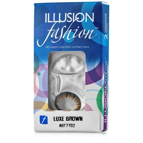 ���� ���������� ����� ILLUSION Fashion Luxe, 2 ��., R 8,6, D -1,5, brown, ������ �� 1000 ���