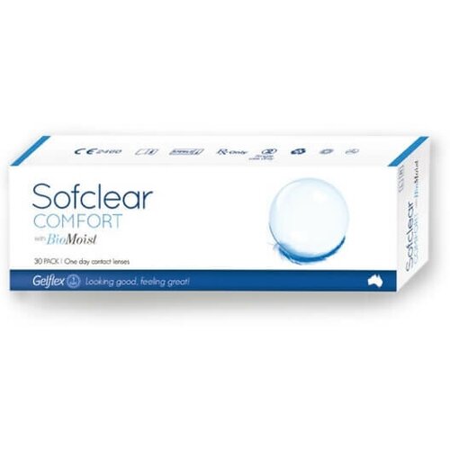    Gelflex Sofclear Comfort with BioMoist One day, 30 ., R 8,6, D -14,5,   2700 