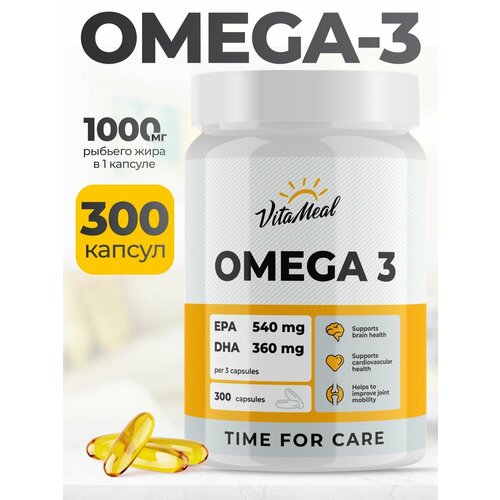 ���� ����� 3 1000 �� VitaMeal Omega 3, ����� ���, 300 ������, ������ �� 1560 ���