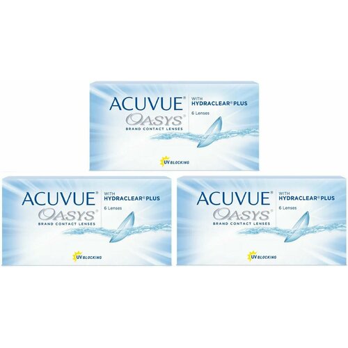    ACUVUE OASYS with Hydraclear Plus, 6 ., R 8,8, D -10,5, 3 .,   6185 