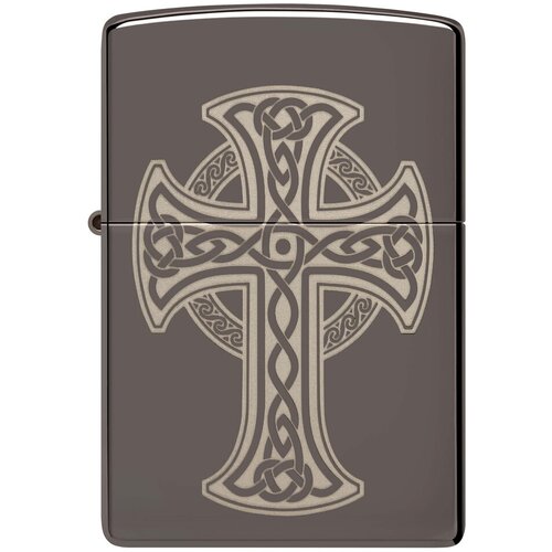     ZIPPO Classic 48614 Celtic Cross Design   Black Ice -  ,   12390 