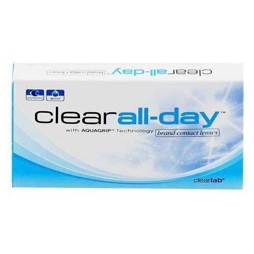 ���� ���������� ����� Clearlab Clear All-day, 6 ��., R 8,6, D -2,5, 1 ��., ������ �� 1232 ���