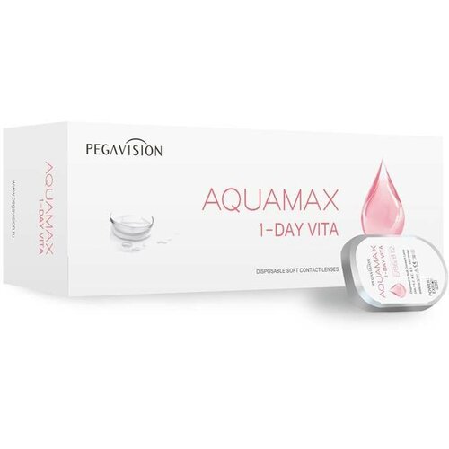 ���� ���������� ����� Pegavision Aquamax 1 Day Vita, 30 ��., R 8,6, D -7, ����������, 1 ��., ������ �� 1690 ���