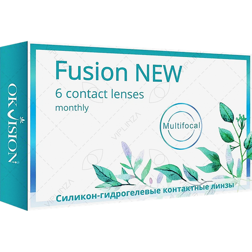    OKVision Fusion New Multifocal, 6 ., R 8,6, D -6, ADD: , ADD: +1.00 D,   2600 