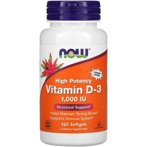���� Vitamin D3, 1000 ME, 90 ��, 360 ��., ������ �� 1084 ���