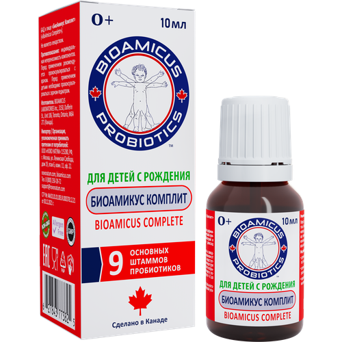���� BIOAMICUS PROBIOTICS ��������� ������� �-� �/��. ������ ��., 10 ��, 46 �, �����������, ������ �� 1093 ���
