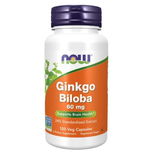 ���� NOW Ginkgo Biloba 60 mg, 120 vcaps, ������ �� 1690 ���