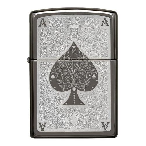 ���� ������������ ���������� ��������� ZIPPO 28323 Ace � ��������� Black Ice - ���, ������ �� 8680 ���