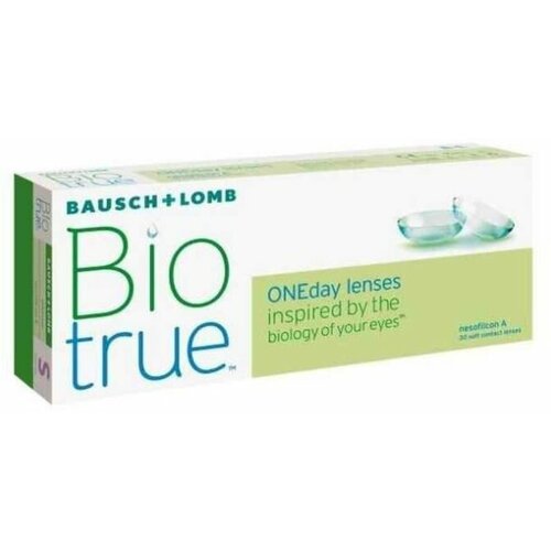 ���� ���������� ����� Bausch & Lomb Biotrue ONEday, 30 ��., R 8,6, D -2,75, 1 ��., ������ �� 1232 ���