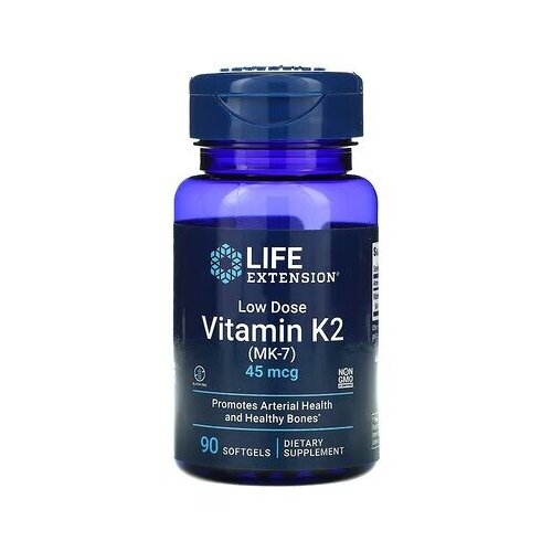  Life Extension Vitamin K2 (MK-7) 45  ( 2 -7) 90   (Life Extension)   -     , -, 