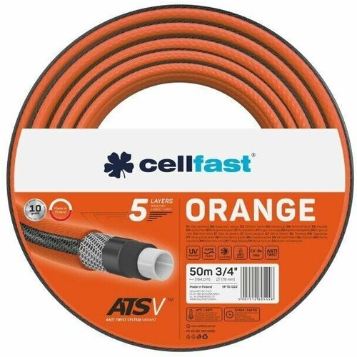    5  ORANGE 3/4 50  Cellfast 15-022,   14809 