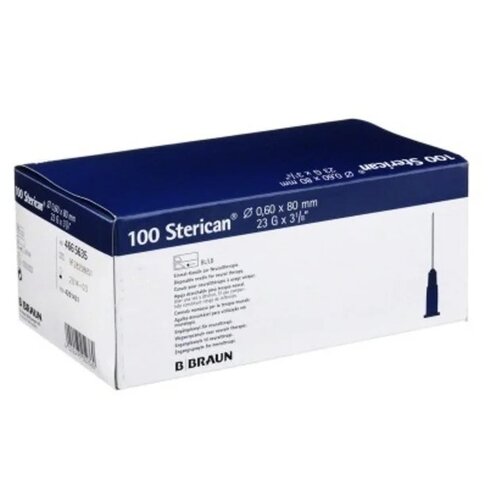    B. Braun Sterican, 80  x 0.6 , : 23G, 100 .   -     , -, 