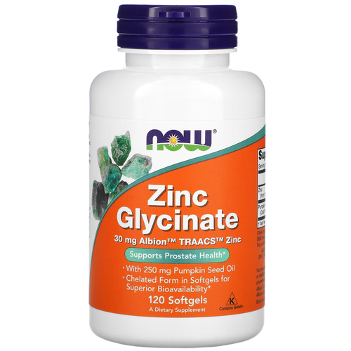 ���� ������� NOW Zinc Glycinate, 100 �, 150 ��, 120 ��., ������ �� 2450 ���