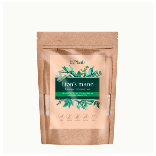 ���� ByPlants ���� Lion's mane ������ ����������� (�������� ���� + �������), 100 �, 2 ��., ������ �� 1400 ���