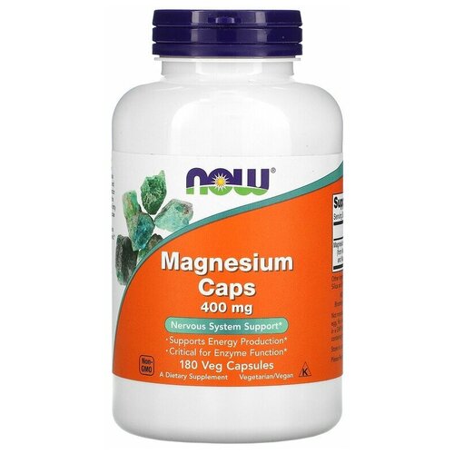  NOW Magnesium Caps 400 mg 180     -     , -, 