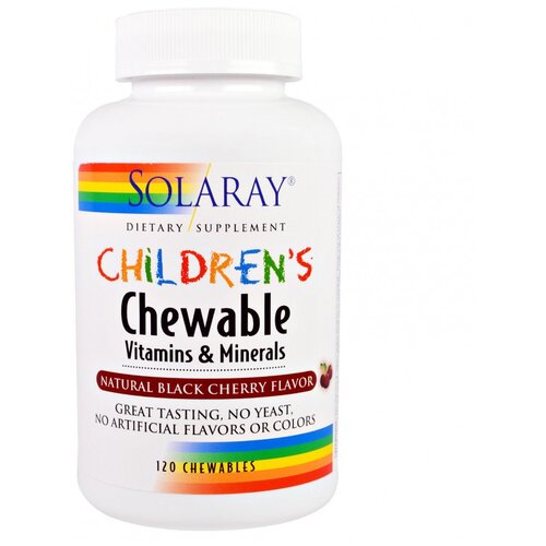 ���� �������� Solaray Children's Vitamin & Minerals, 100 �, 120 ��., ������ �� 2499 ���