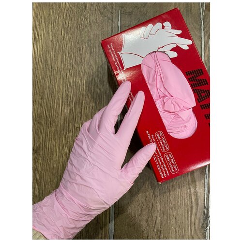 ���� �������� ���������� MATRIX Pink Nitrile, ����: �������, ������: XS, 100 ��. (50 ���), 7 ����� ������� - ����, ������ �� 999 ���