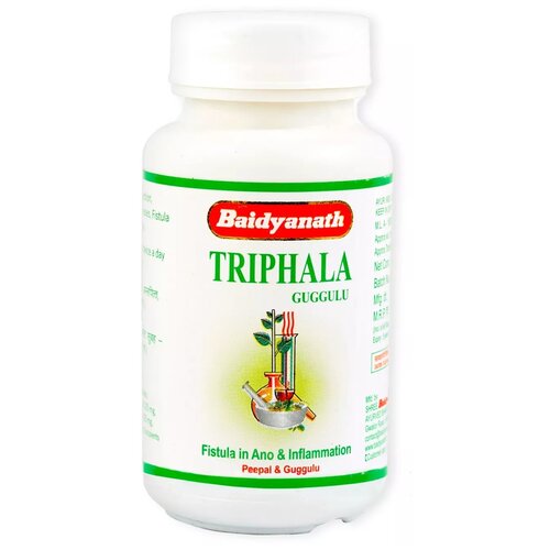 ���� �������� Baidyanath Triphala Guggulu, 80 �, 80 ��, 80 ��., ������ �� 429 ���
