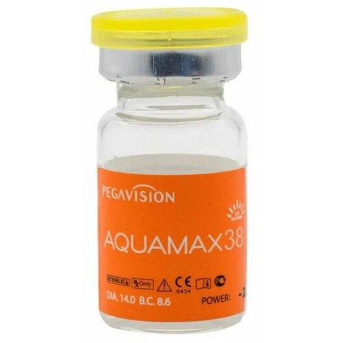 ���� ���������� ����� Pegavision Aquamax 38, 1 ��., R 8,6, D -1,75, ����������, 1 ��., ������ �� 378 ���