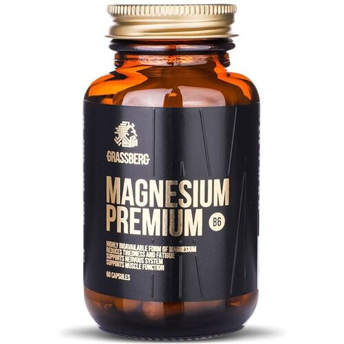  Grassberg Magnesium Premium B6 ., 60 .   -     , -, 