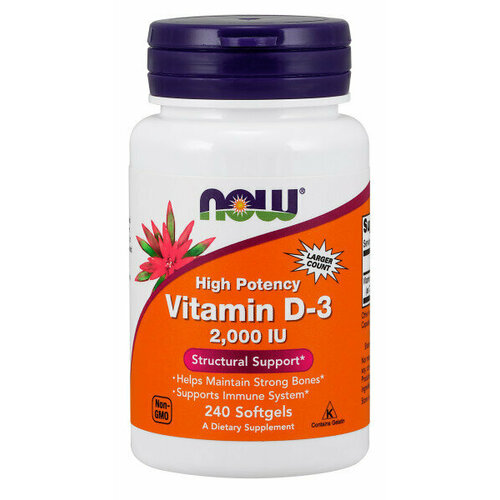���� NOW Vitamin D3 2000 �� 240 softgel, ������ �� 1668 ���