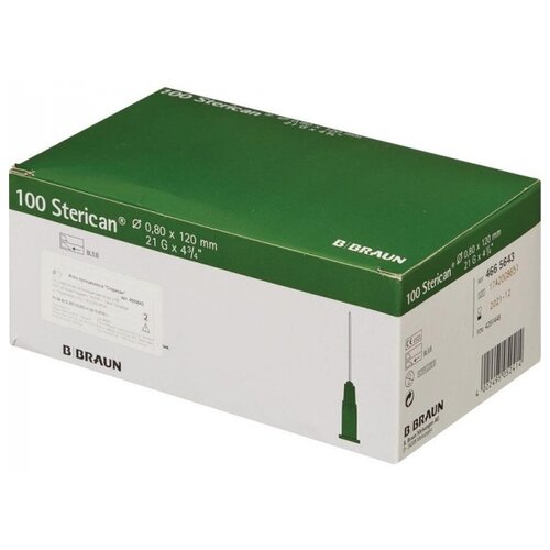    B. Braun Sterican, 120  x 0.8 , : 21G, 100 .   -     , -, 