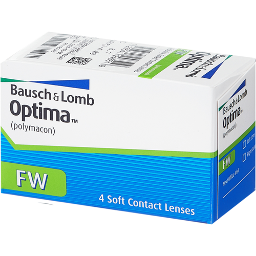 ���� ���������� ����� Bausch & Lomb Optima FW, 4 ��., R 8,7, D -0,75, ������ �� 1106 ���