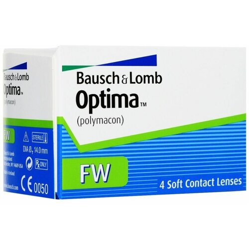���� ���������� ����� Bausch & Lomb Optima FW, 4 ��., R 8,7, D -2,25, ������ �� 1200 ���