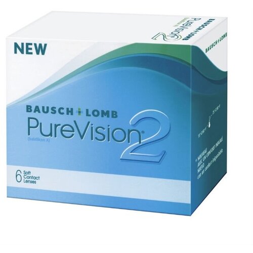 ���� ���������� ����� Bausch & Lomb PureVision 2 HD., 6 ��., R 8,6, D +4, ������ �� 2208 ���