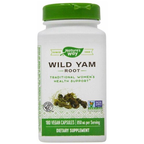 ���� ��� Nature's Way Wild Yam Root ����., 180 ��., ������ �� 3600 ���