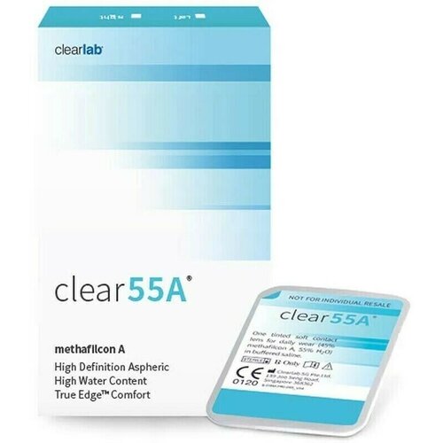    Clearlab Clear 55A, 6 ., R 8,7, D +1,25, , 1 .   -     , -, 