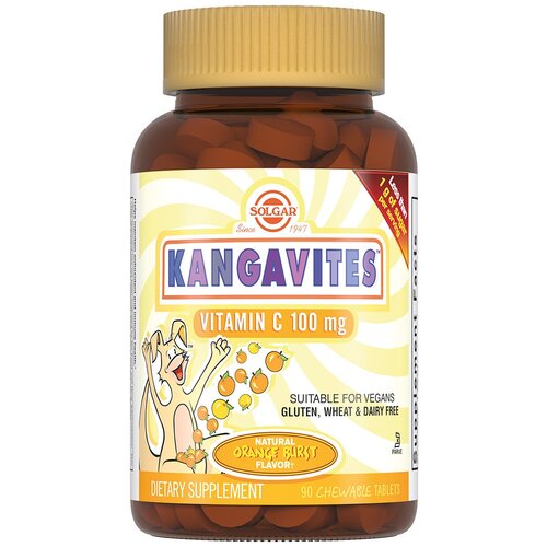  Solgar Kangavites Vitamin C ., 100 , 90 .,    -     , -, 