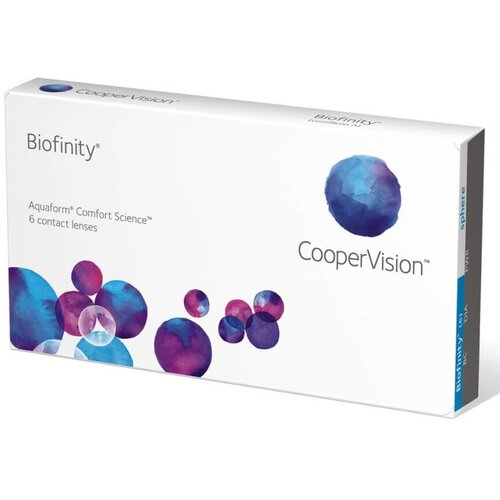    CooperVision Biofinity, 6 ., R 8,6, D +4, , 1 .,   3490 