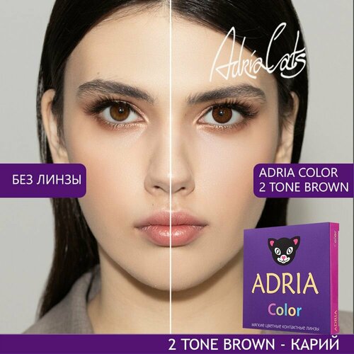    ADRIA Color 2 tone, 2 ., R 8,6, D -2, brown, 1 .   -     , -, 