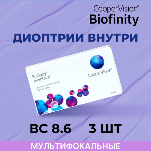 ���� ���������� ����� CooperVision Biofinity Multifocal, 3 ��., R 8,6, D -6, ADD: +2.50 N, ����������, 1 ��., ������ �� 2390 ���